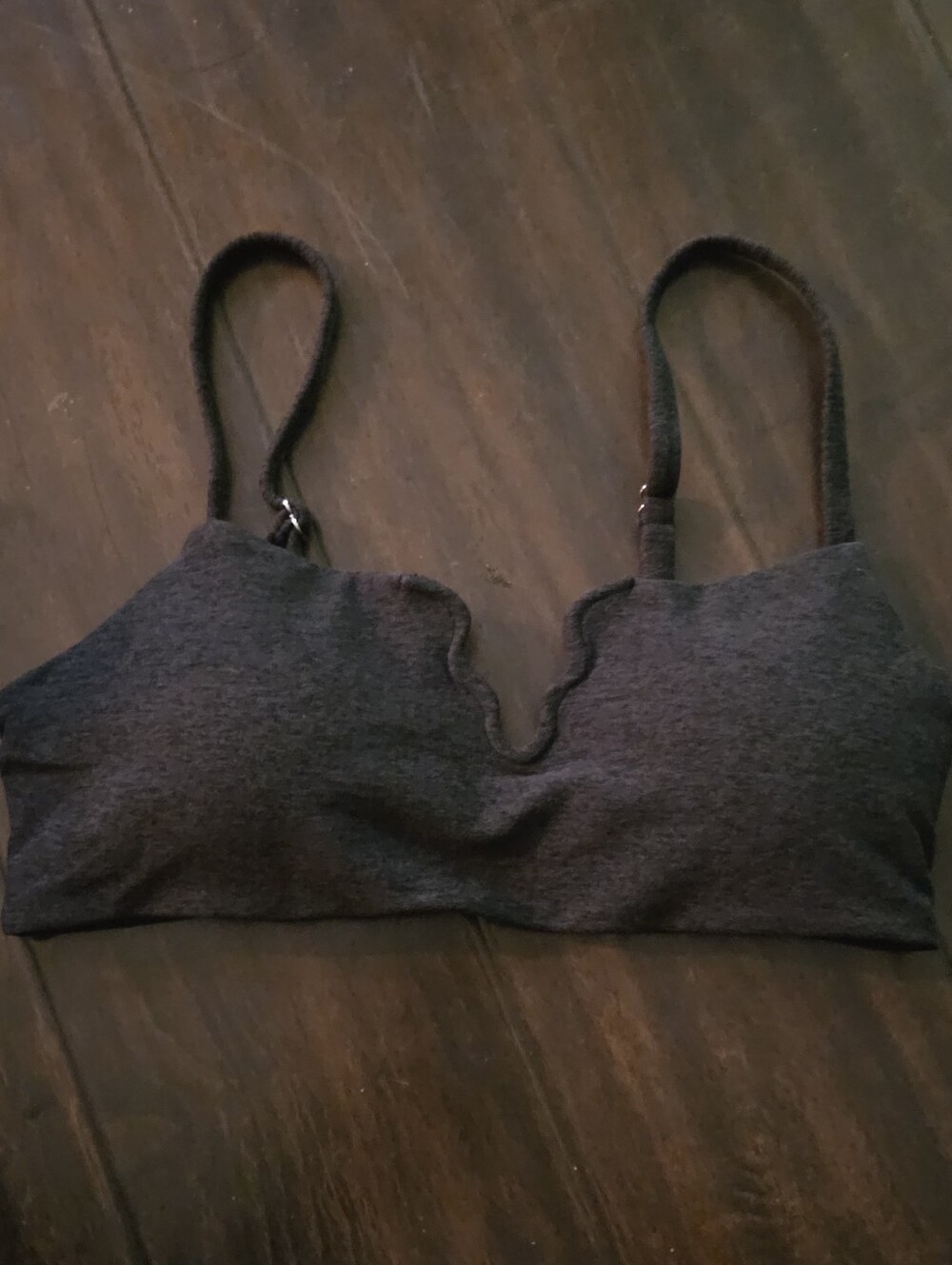 Bombshell Sportwear Bralette in Dark Gray